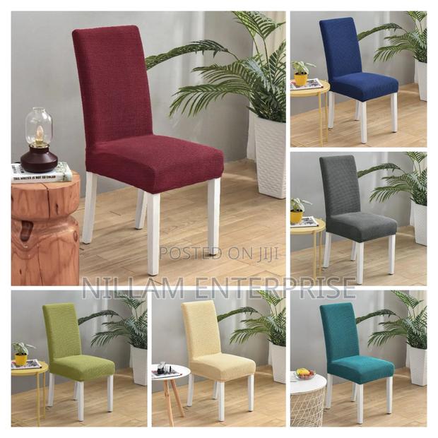 Slip, Jacquard Material Dining Chairs Seat Covers