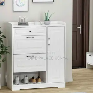 Shoe Rack: Foyer Tipping Wooden Storage Rack
