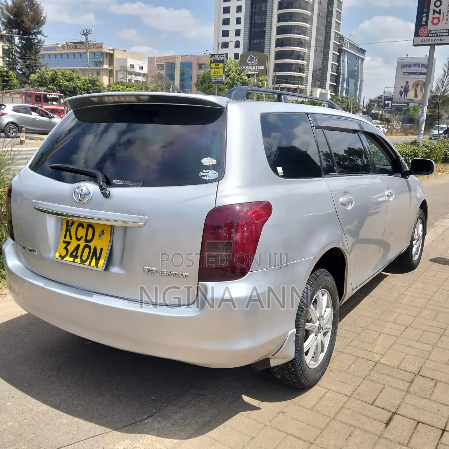 Toyota Corolla Fielder 2008 Silver