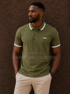 Boss Men’S Premium Polo T-Shirt – Classic Fit