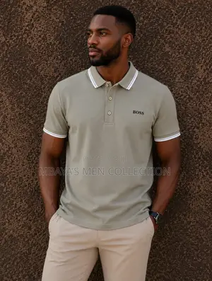 Boss Men’S Premium Polo T-Shirt – Classic Fit