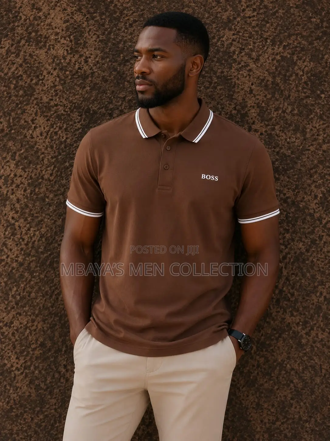 Boss Men’S Premium Polo T-Shirt – Classic Fit