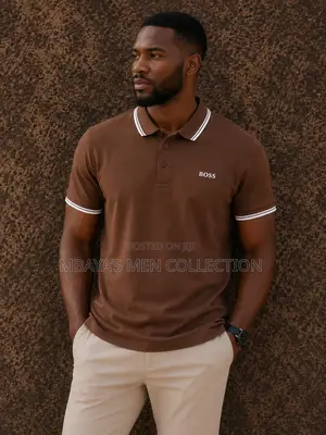 Boss Men’S Premium Polo T-Shirt – Classic Fit