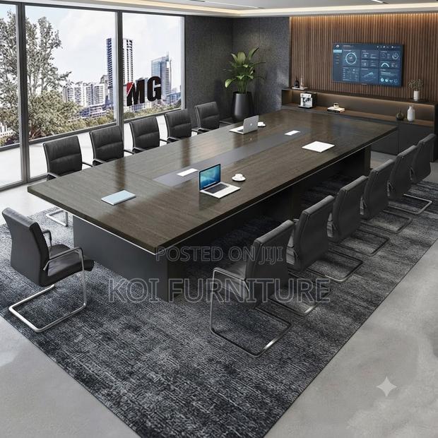 Boardroom Table; 6 Meters Long Strength Office Boardroom Table - thumbnail 5