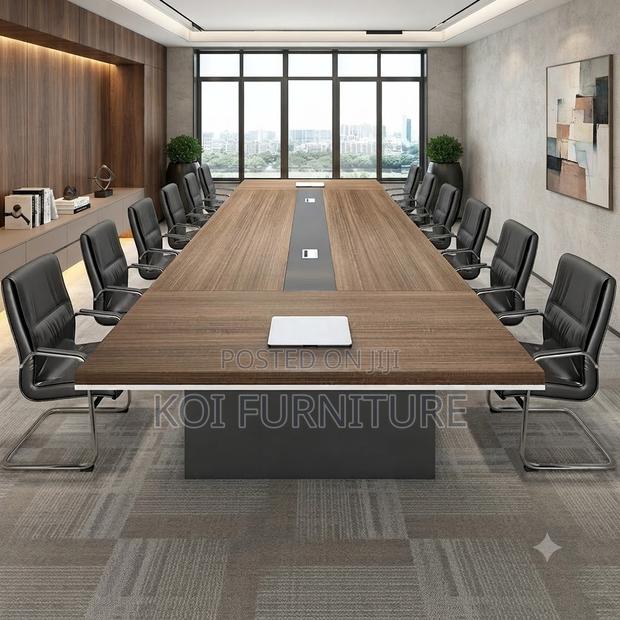 Boardroom Table; 6 Meters Long Strength Office Boardroom Table - thumbnail 3