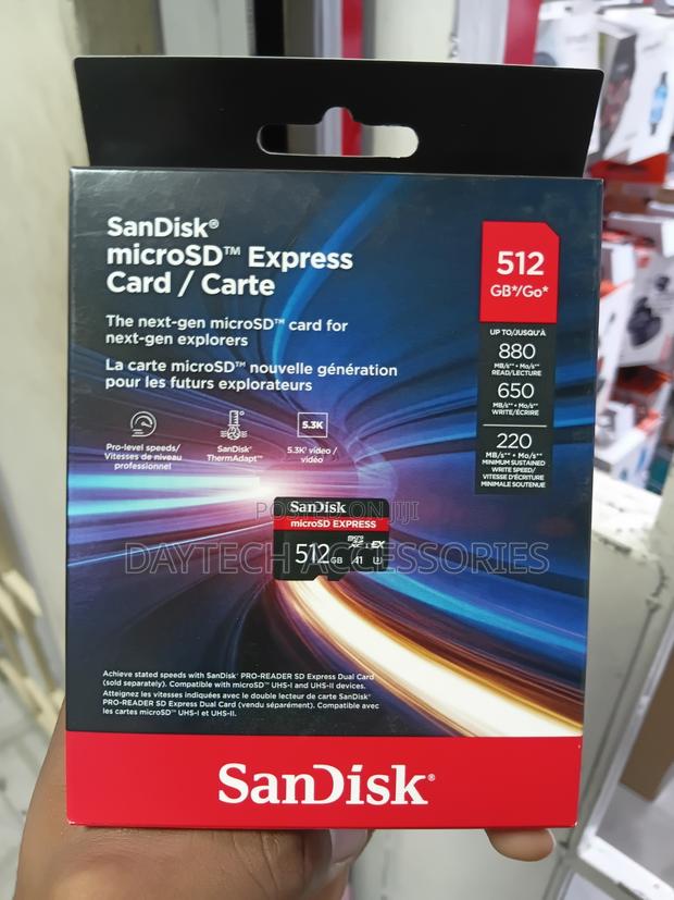 This Sandisk 512gb Microsd Express Card. - thumbnail 2