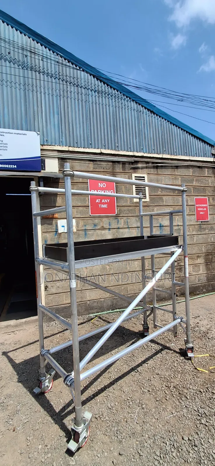 Aluminium Scaffold Ladder – Reliable Elevated Construction Platform
