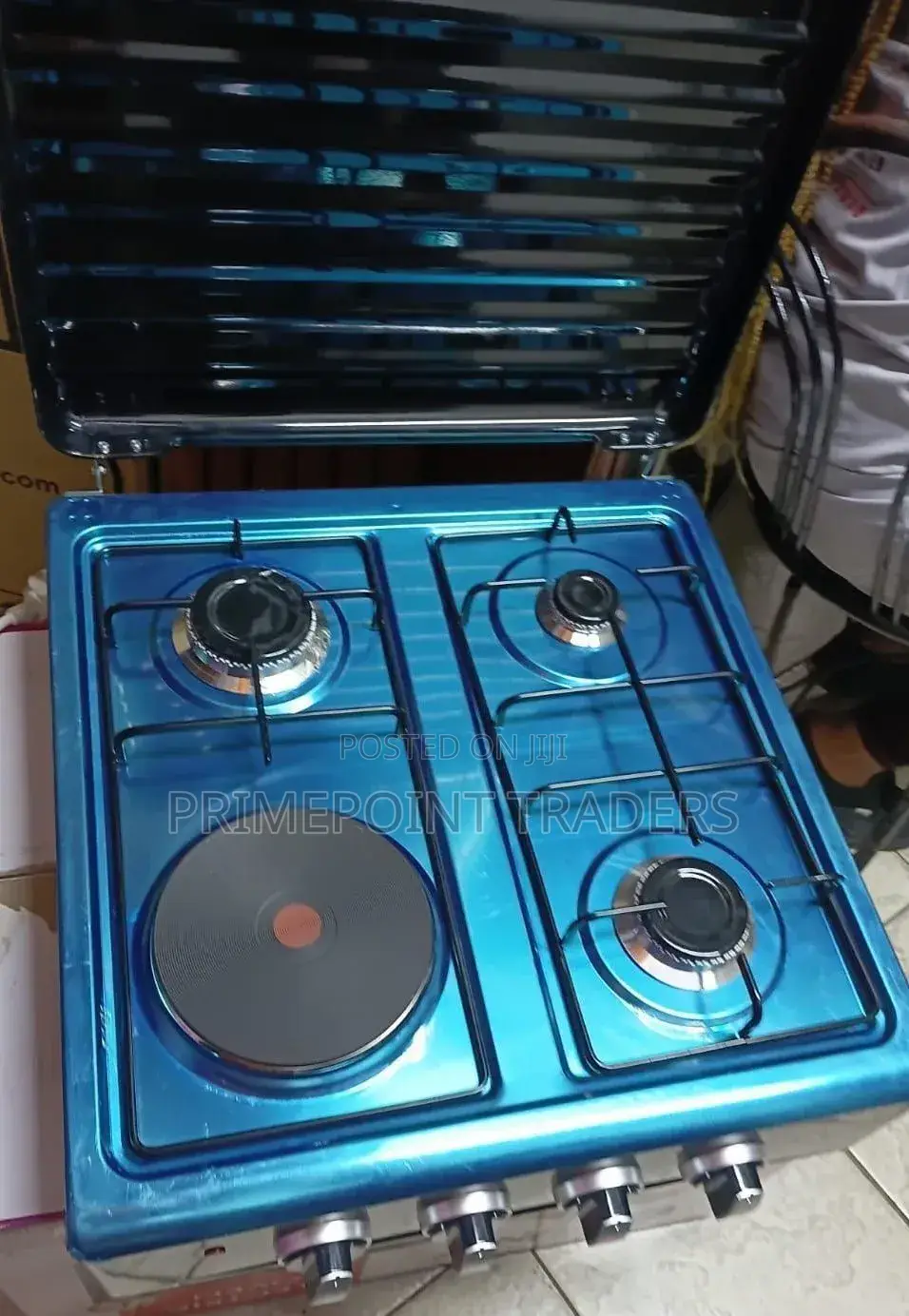 Olelon Cooker, 50*55 Standing Cooker With Shelves 3+1