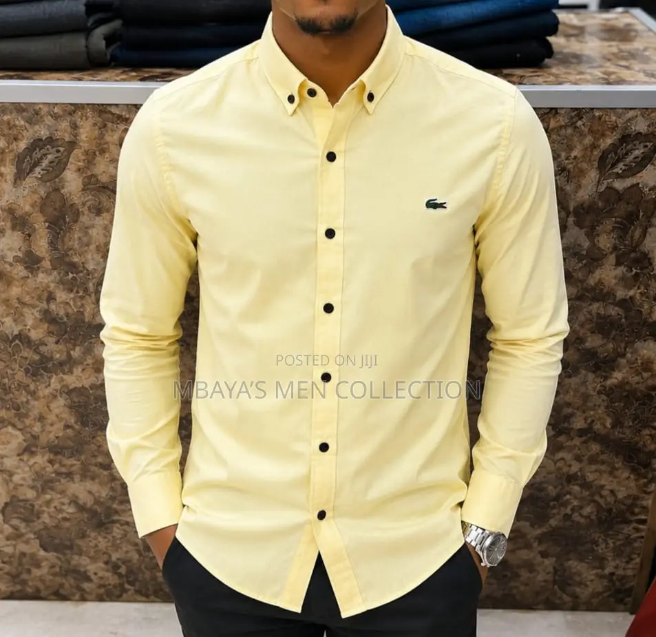 Men’S Premium Long Sleeve Oxford Shirt – Smart Casual Office Wear