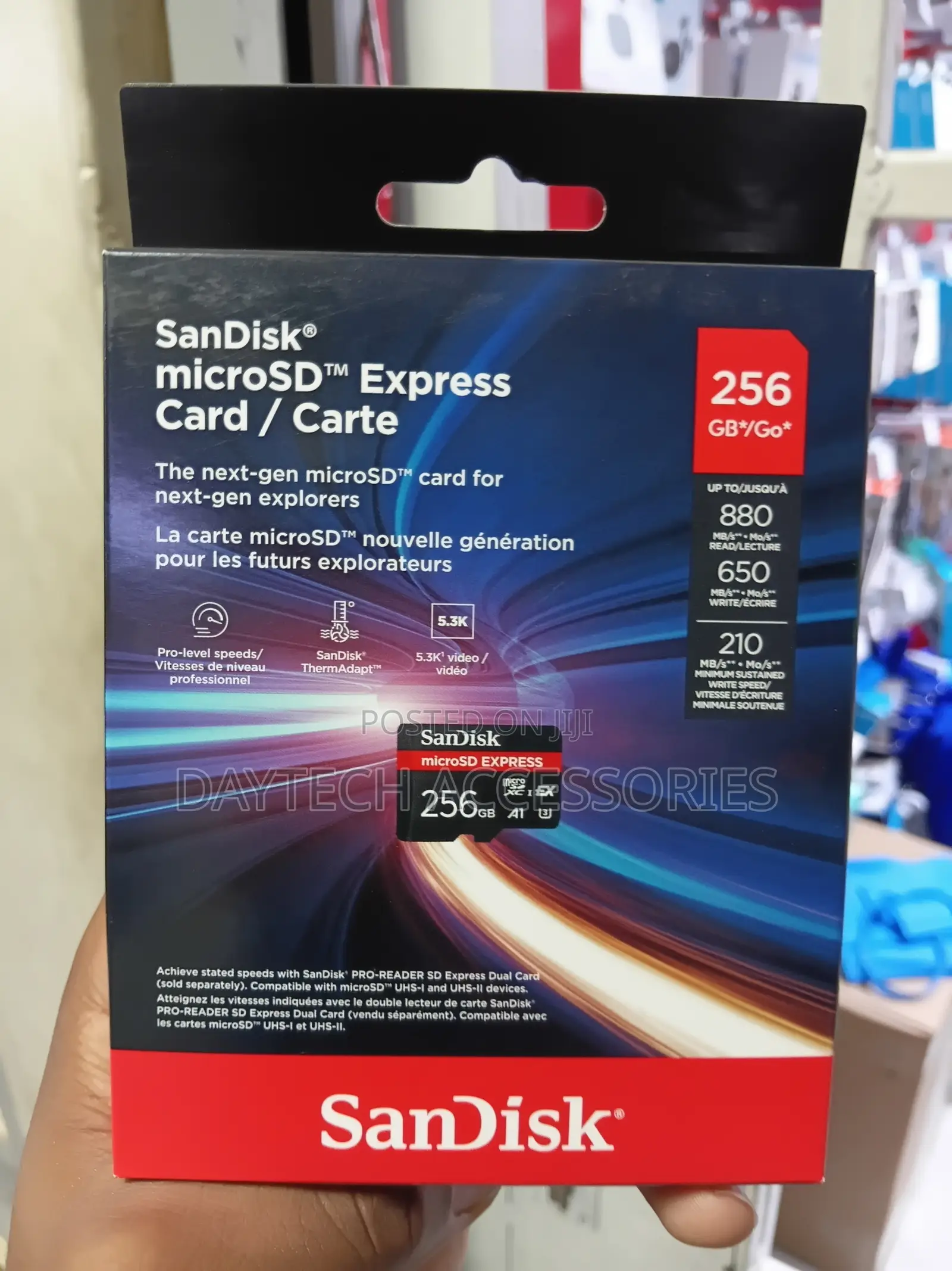 This Is a Sandisk 256gb Microsd Express Card.