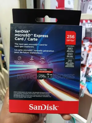 This Is a Sandisk 256gb Microsd Express Card.
