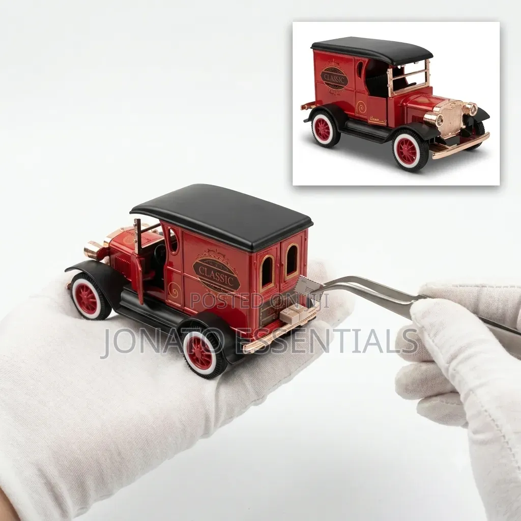 Vintage Die-Cast Metal Model Car - Classic Delivery Van Toy