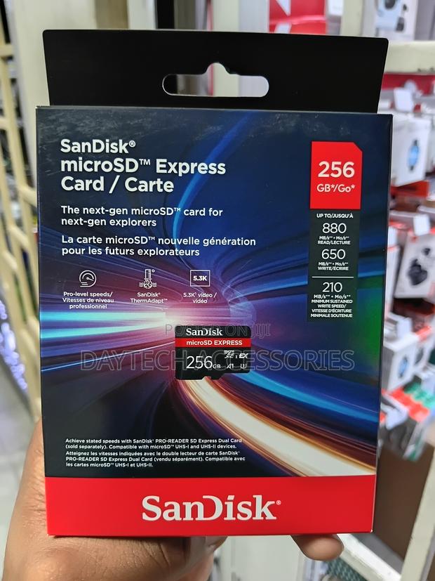 Sandisk 256gb Microsd Express Memory Card - thumbnail 3