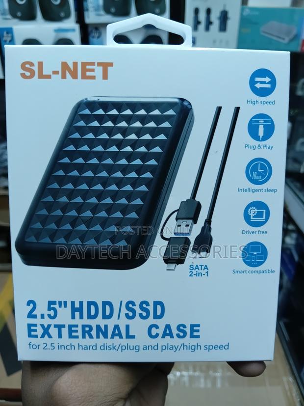 2.5" External Hard Drive Enclosure For Internal Hdd/Ssd Drives - thumbnail 3
