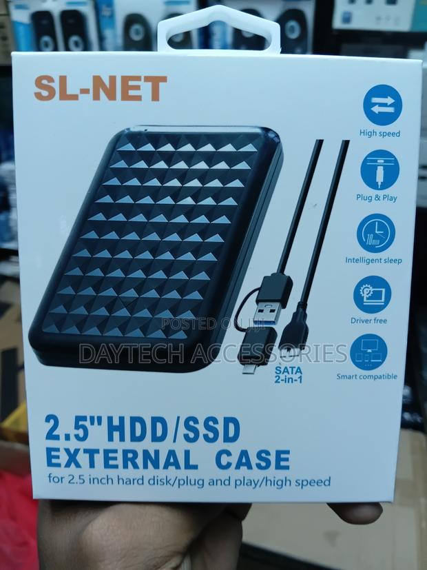 2.5" External Hard Drive Enclosure For Internal Hdd/Ssd Drives - thumbnail 2