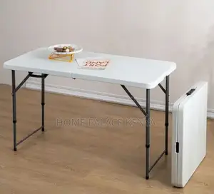 Outdoor Table: Rectangular Metal Steel Blow Moulding Table