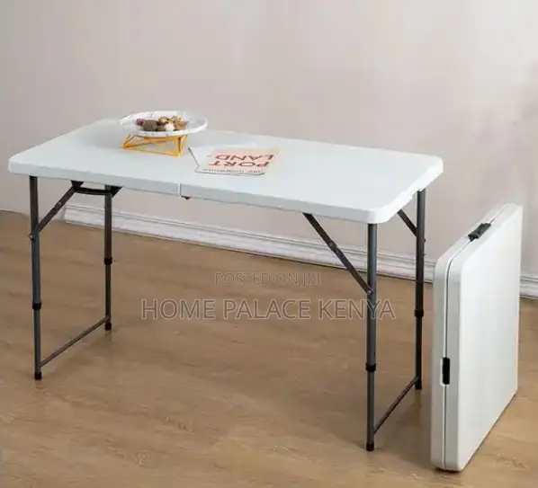 Outdoor Table: Rectangular Metal Steel Blow Moulding Table