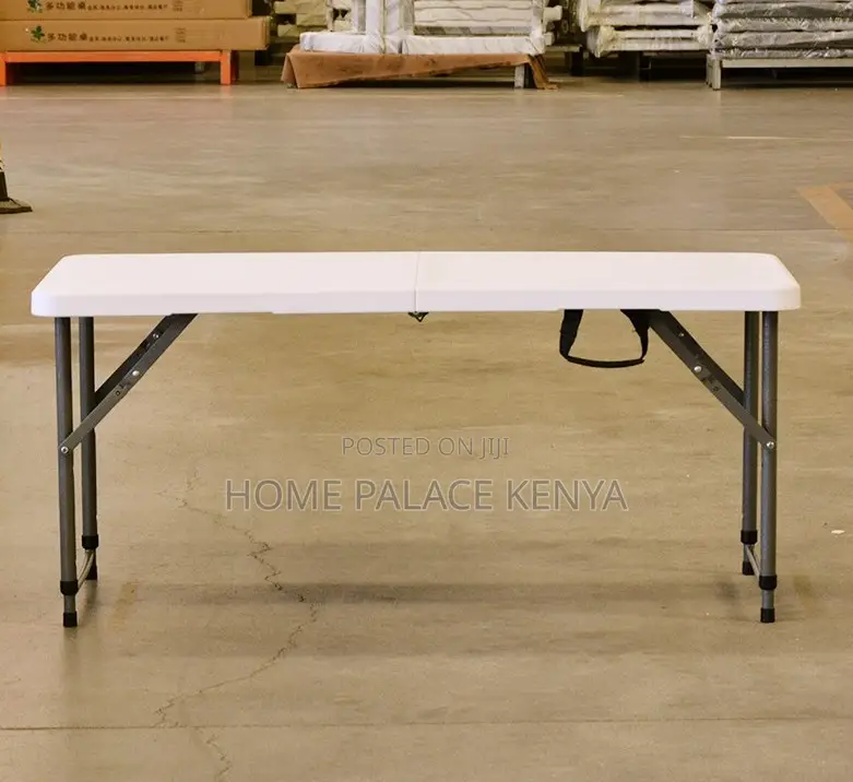 Outdoor Table: Rectangular Metal Steel Blow Moulding Table
