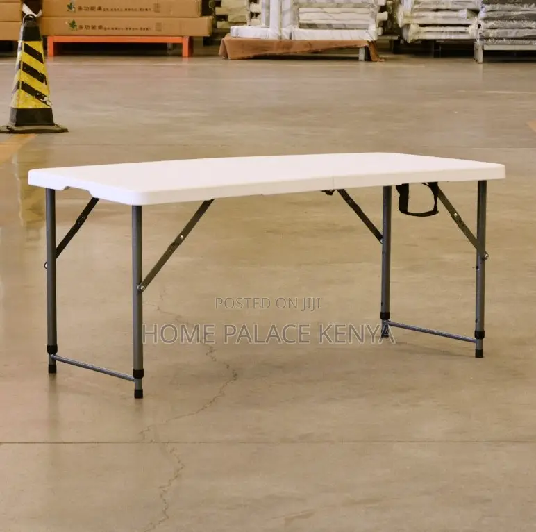 Outdoor Table: Rectangular Metal Steel Blow Moulding Table