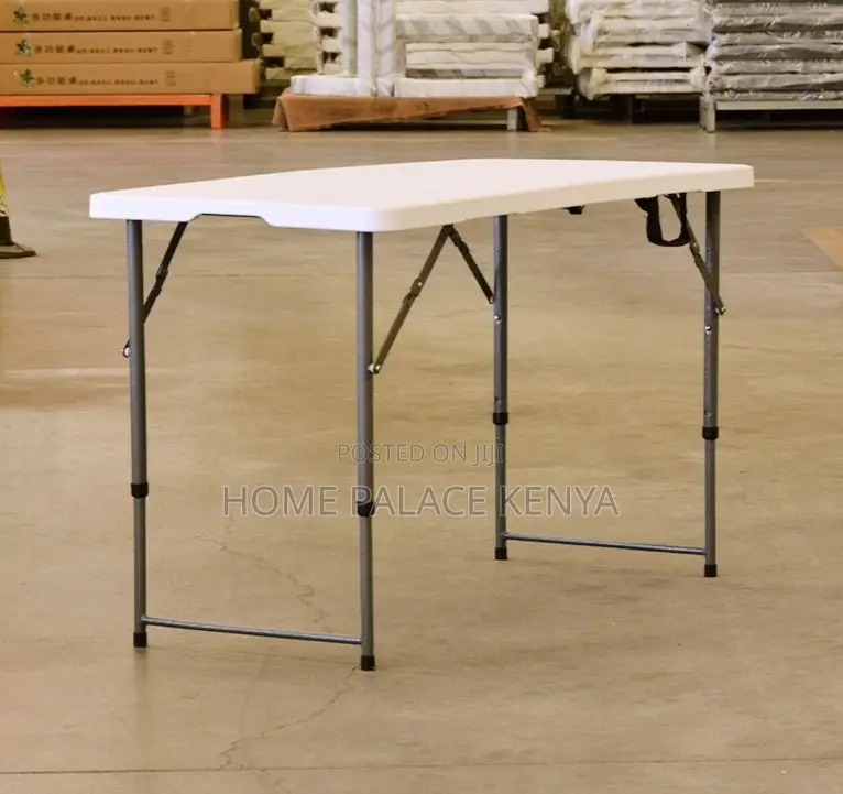 Outdoor Table: Rectangular Metal Steel Blow Moulding Table