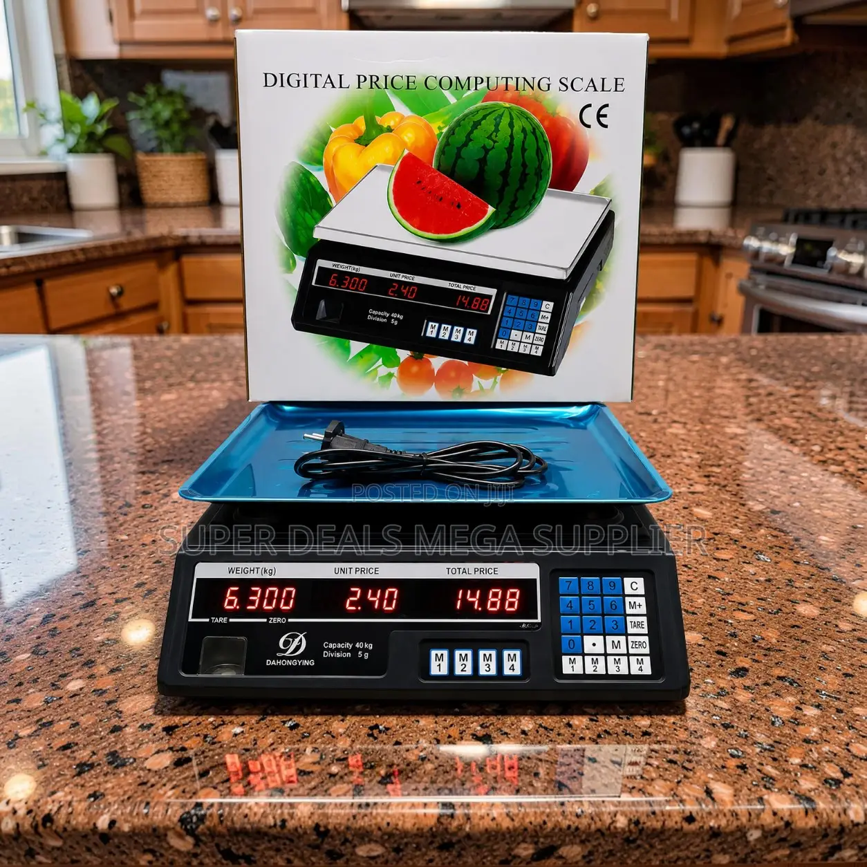 Bright Screen Acs 40 Upto 40kgs Electronic Digital Weighing Scale