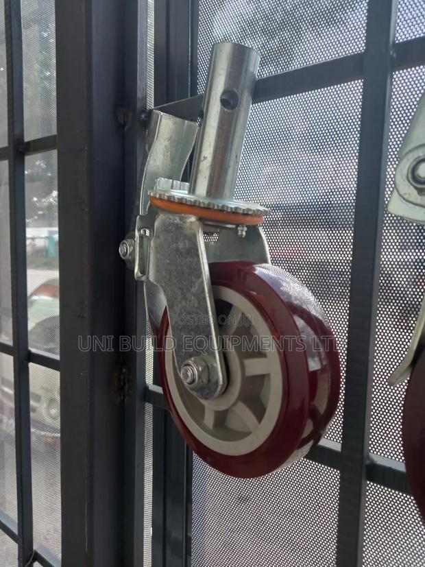 6" Scaffolding Castor Wheels H/D With Brake - thumbnail 3