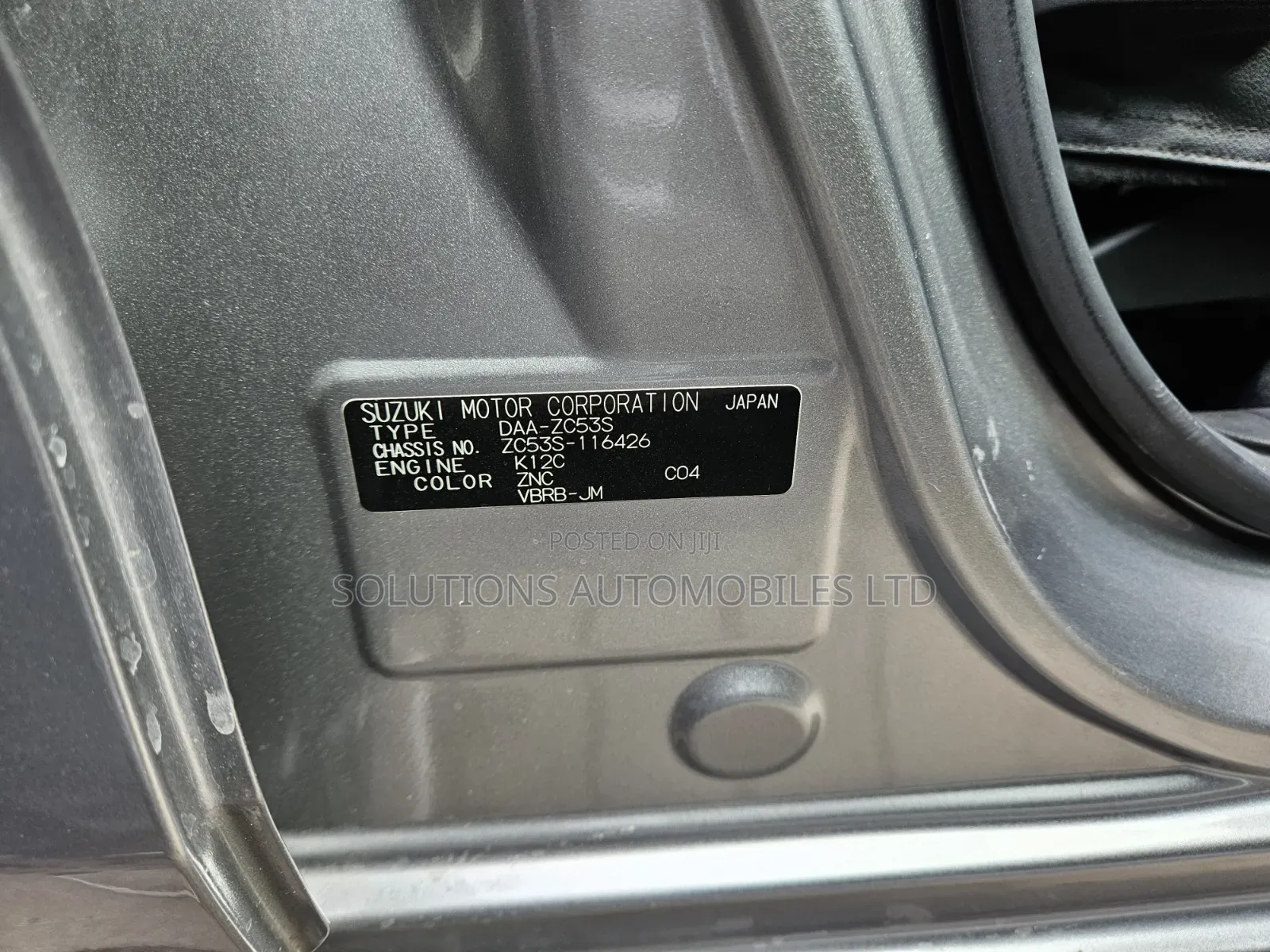 Suzuki Swift RS 2019 Gray
