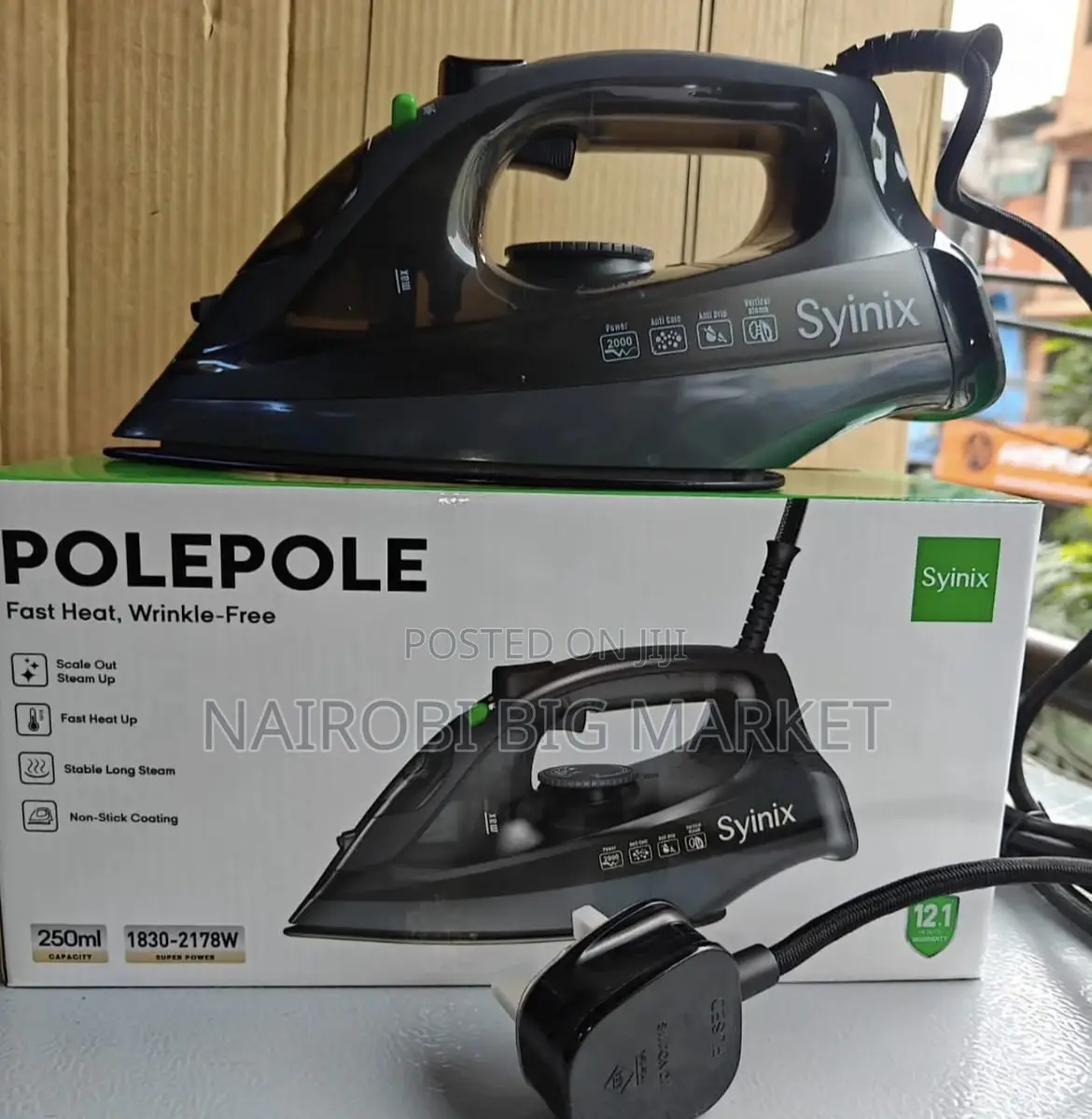 New Model 1180-1400w Irsp-1009 Steam Iron Box