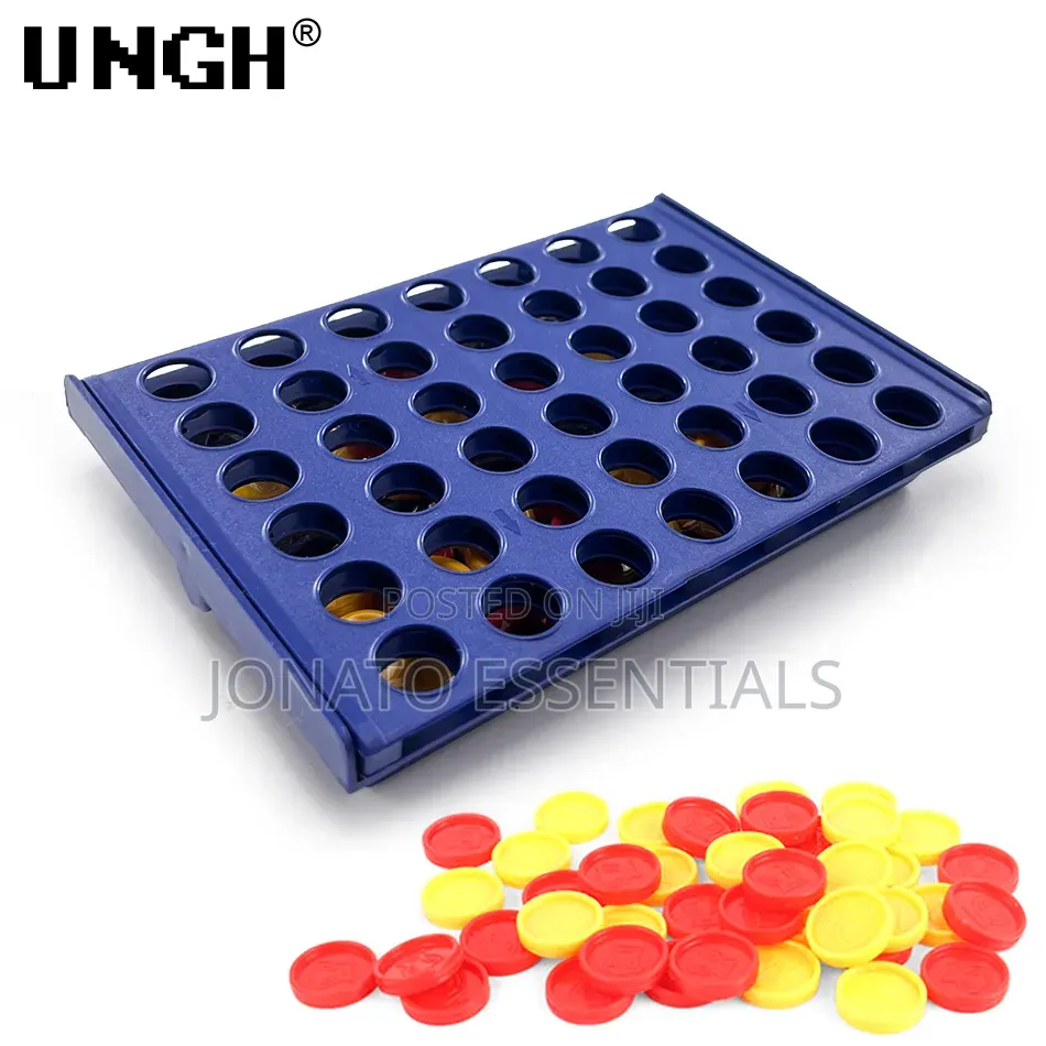 Classic 4-in-a-row Bingo Game Strategy Board Game - Fun Indoor Fun