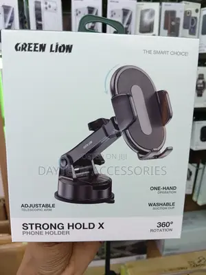 Green Lion Strong Hold X Car Phone Holder With Sunction.