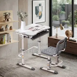 Home Desk; Adjustable Schools Adjustable Desk Chair Set