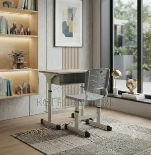 Home Desk; Adjustable Schools Adjustable Desk Chair Set