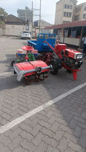 16hp Walking Tractor, Trailor, Planters
