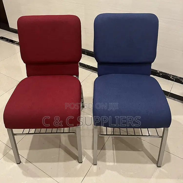 Modern Fabric Church Chair