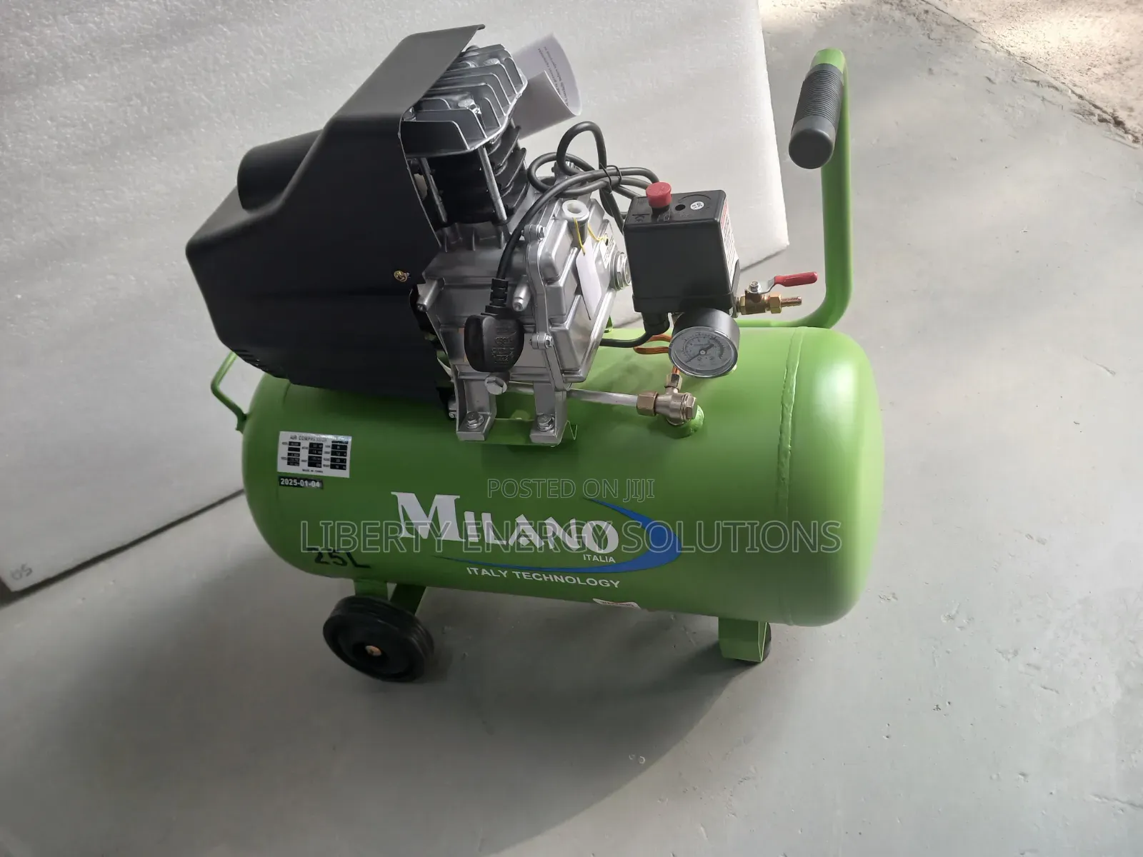 Milano Italia 25l Air Compressor