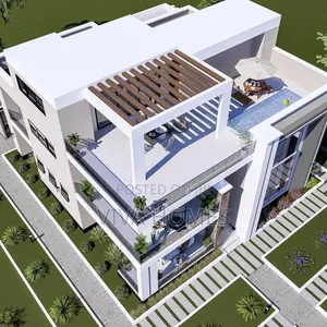 4 Bedroom Mansion With Ready Architectural Drawings.