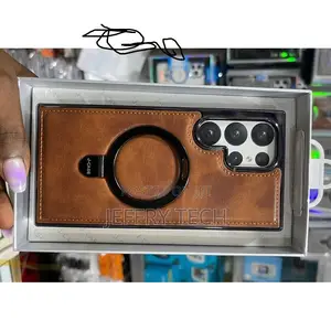 Samsung Galaxy S25 Ultra Leather Case With Stand