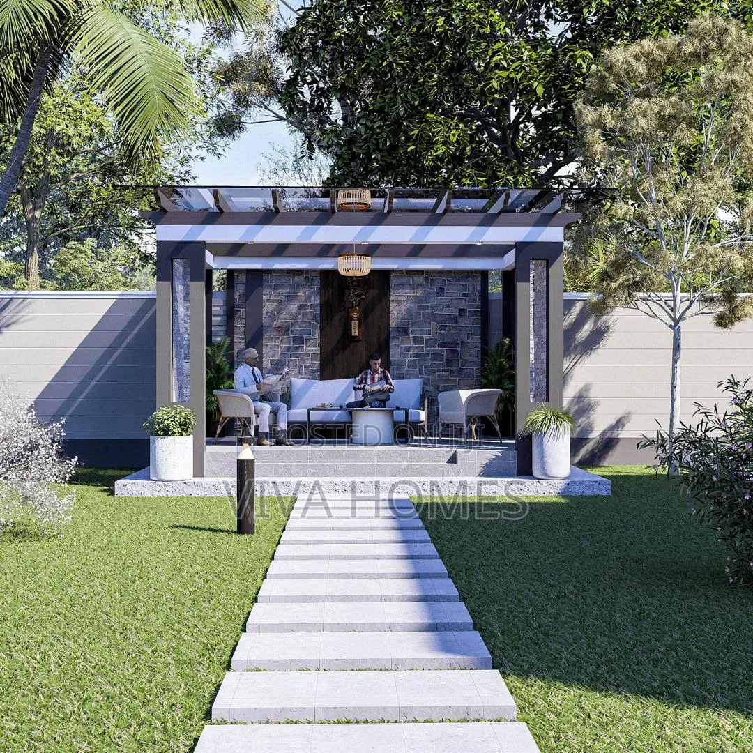 4 Bedroom Mansion With Ready Architectural Drawings.