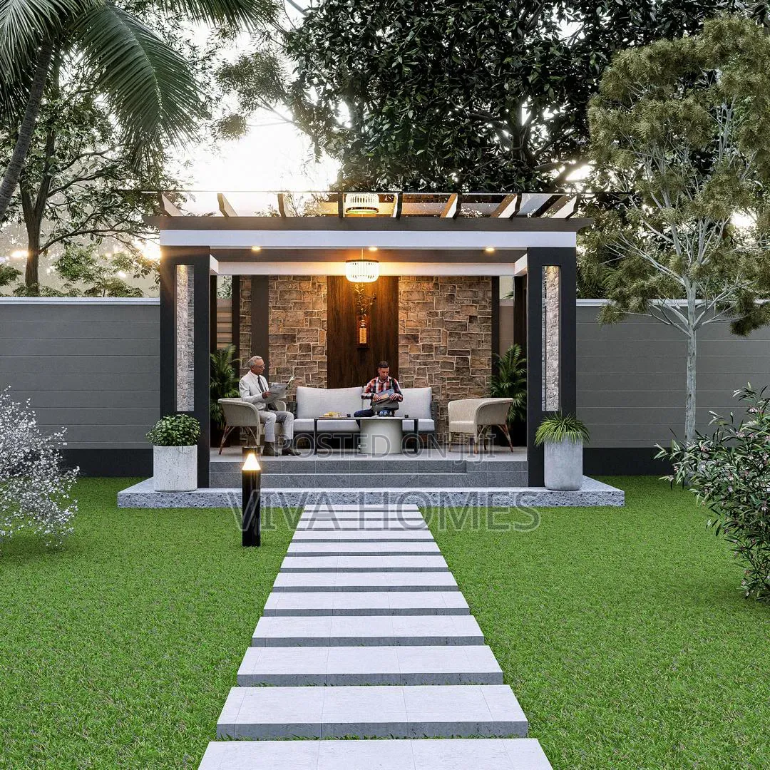 4 Bedroom Mansion With Ready Architectural Drawings.