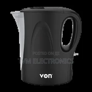 Von Vskc17bnk Upright Corded Kettle - 1.7l, 1850-2200w