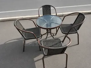 Modern Balcon Table and Chair Combined