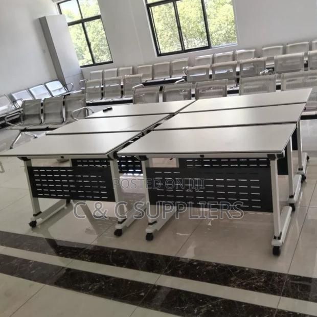 Folding Swivel Training Table - thumbnail 4