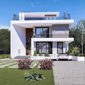 Contemporary 4-Bedroom Luxury Mansion Design.