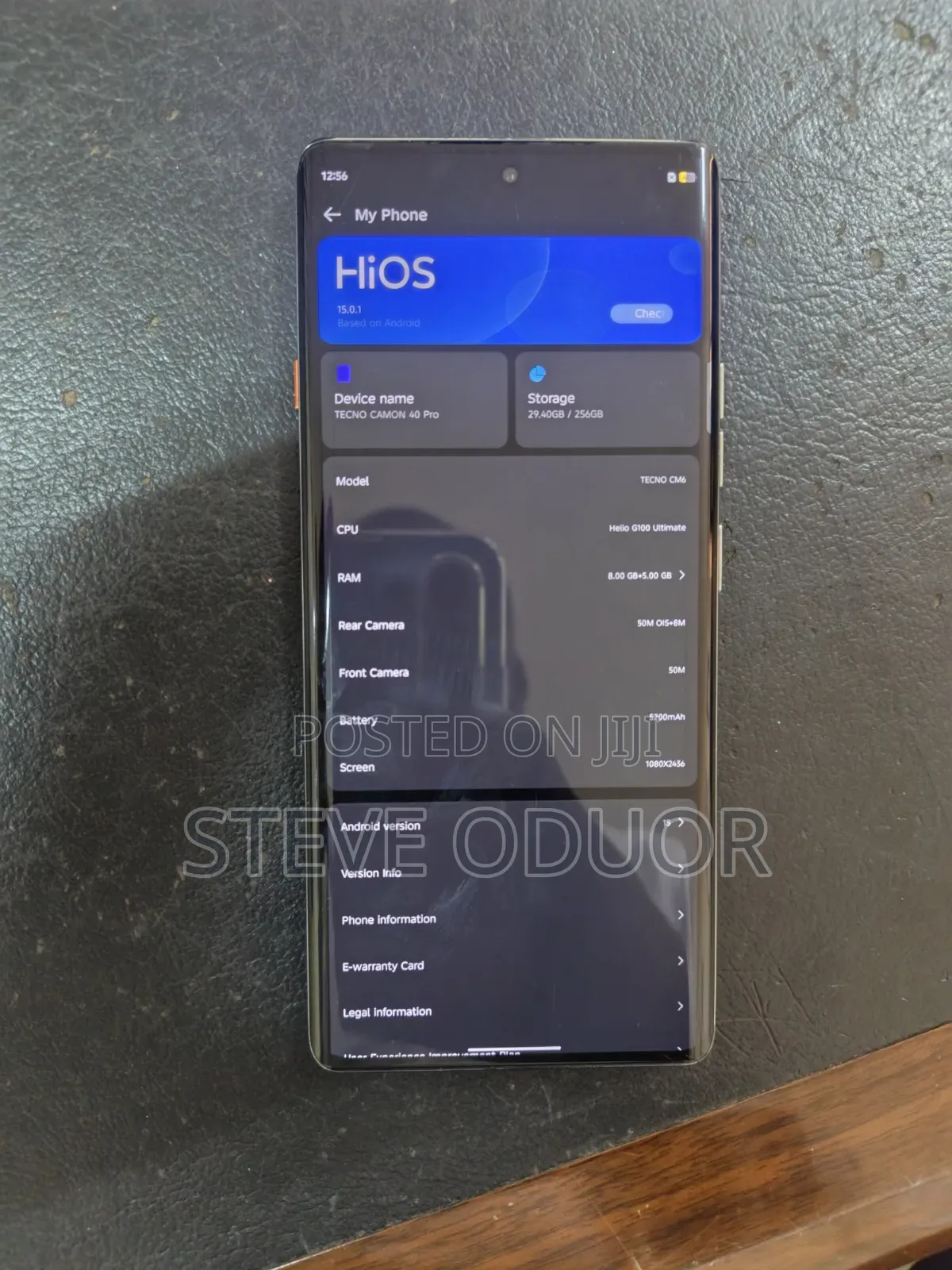 Tecno Camon 40 256 GB Blue