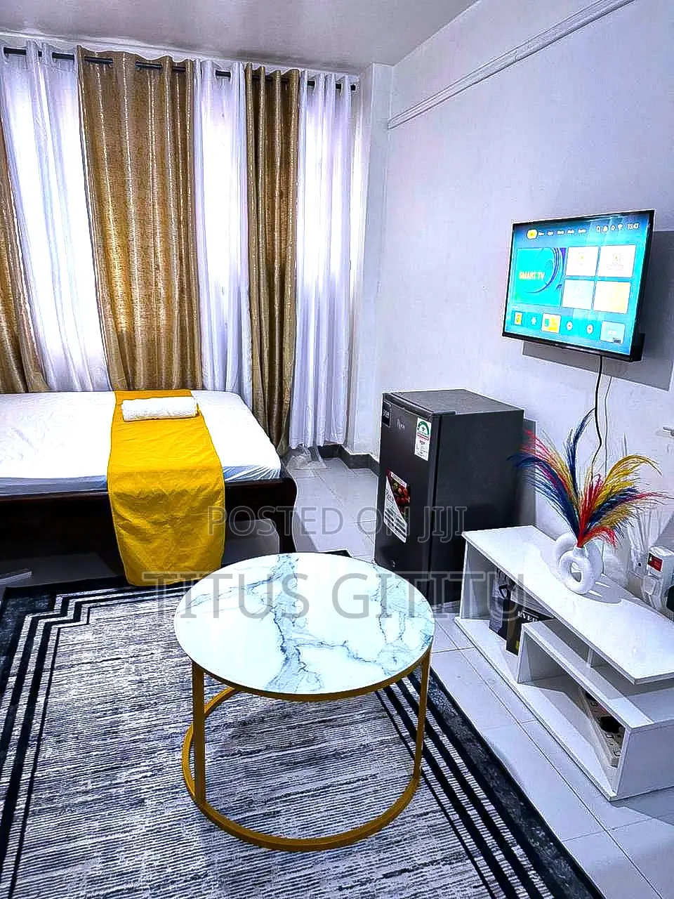 Studio Kasarani Seasons | Near Trm, Stadium Ku | Lift Balcony |