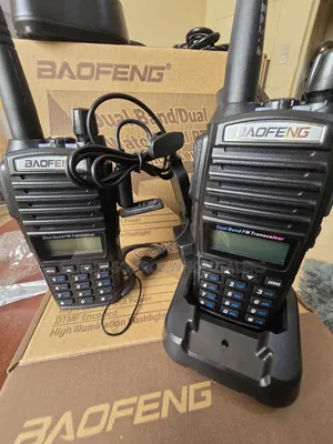Baofeng Walkie Talkie With Earpiece And Desktop Charger