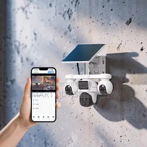 Real-Time Monitoring 20mp Ultra Hd 4g PTZ Triple Lens Solar Camera