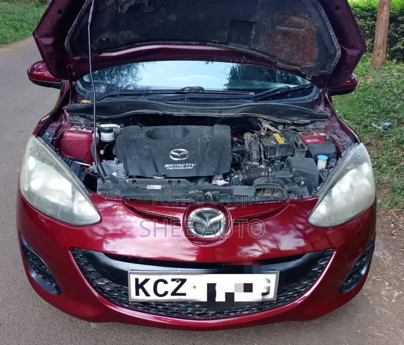 Mazda Demio 2013 Maroon