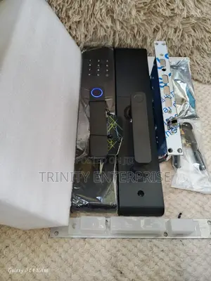 Smart Lock With Doorbell Fingerprint Card Keys Password Phone App