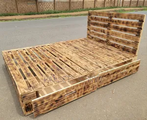 5×6 Pallet Bed With Drawers – Strong Wooden Bed. 887